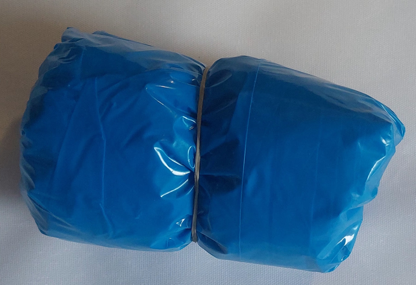 10 x Blue plastic shoe covers