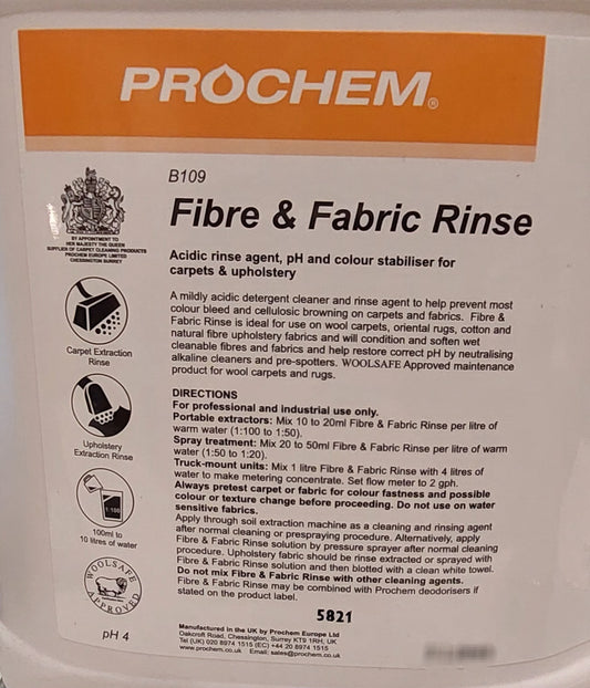 1ltr Fibre & Fabric Rinse Prochem