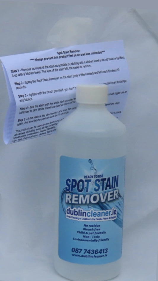 500ml Spot Stain Remover with Nozzle & instruction sheet or choose item with no Nozzle on the website & instruction if u don't need them