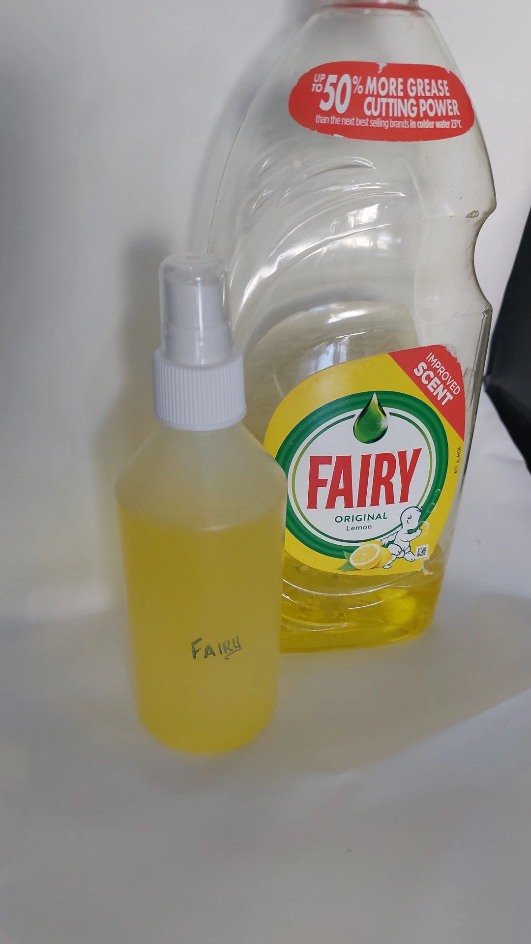 250ml Fairy liquid yellow original lemon