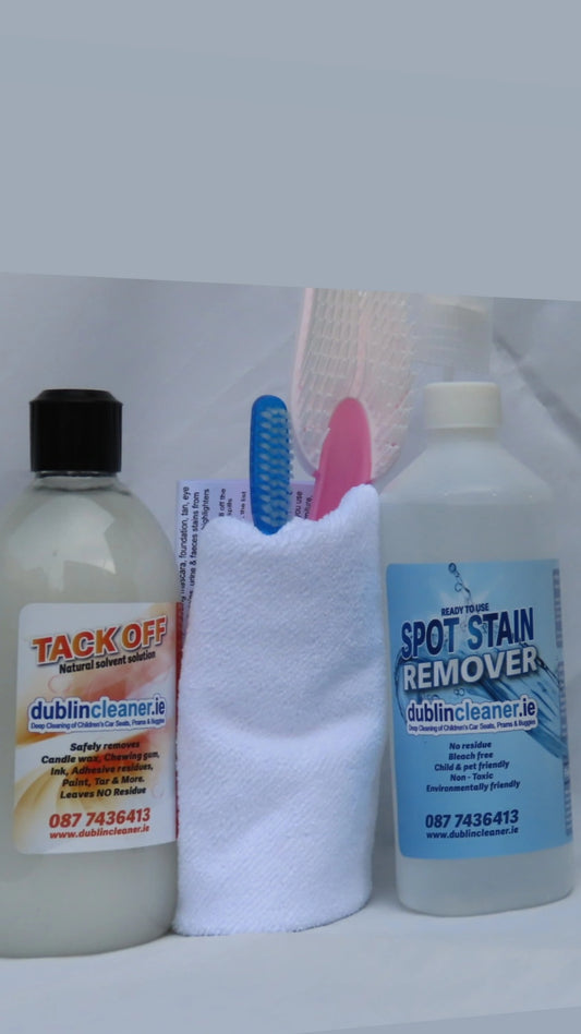 Resume packing 4th March -Duo 500ml Spot Stain Remover & Tack Off Bundle